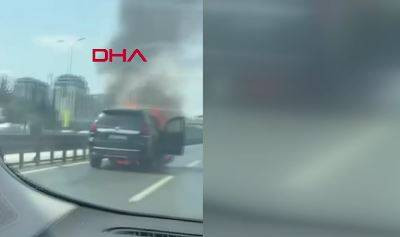 D-100'ün ortasında alev alev yandı! Trafik felç oldu - Resim: 9